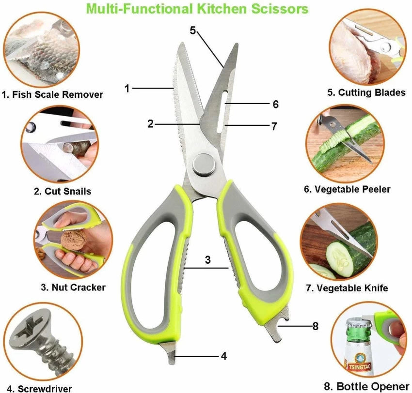 7 in 1 Multifunctional Kitchen Scissor